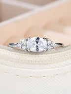 Natural Peridot Sterling Silver Ring