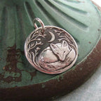 Vintage Crescent Night Whisper Necklace