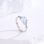 Celtic Knot Moonstone Ring