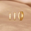 Delicate Artisan Gold Earring