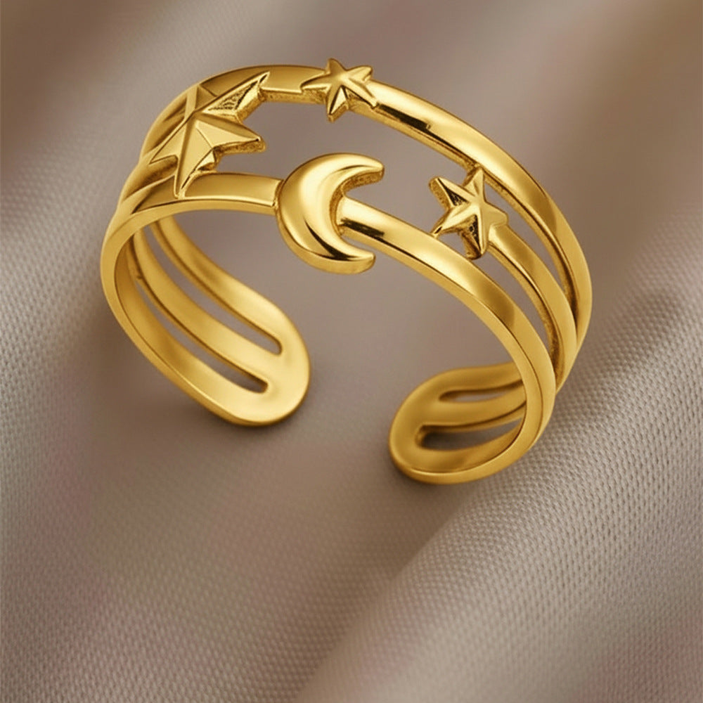 Delicate Artisan Gold Ring