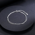 Sterling Silver Twinkle Stars Charm Bracelet