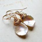Elegant Irregular Pearl Drop Earrings