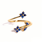 Something Blue Adjustable Ring