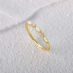 Opal Marquise Ring Gold