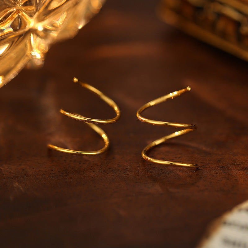 Delicate Artisan Silver Earring