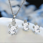 Beautiful Sea Turtle Necklace With Bonus Earrings – Offer