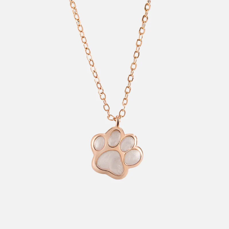 Necklace With Paw Charm