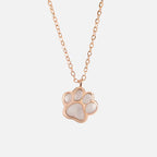 Necklace With Paw Charm