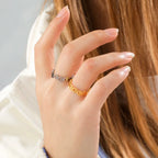 Adjustable Paw Print Ring – Made Of Stainless Steel