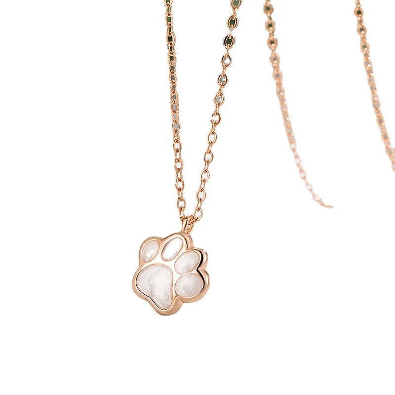 Necklace With Paw Charm