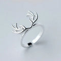 Sterling Silver Antler Ring