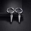 Spike Dagger Huggie Hoop Earrings