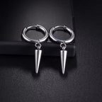 Spike Dagger Huggie Hoop Earrings