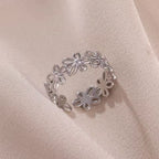 Forget-Me-Not Infinity Ring