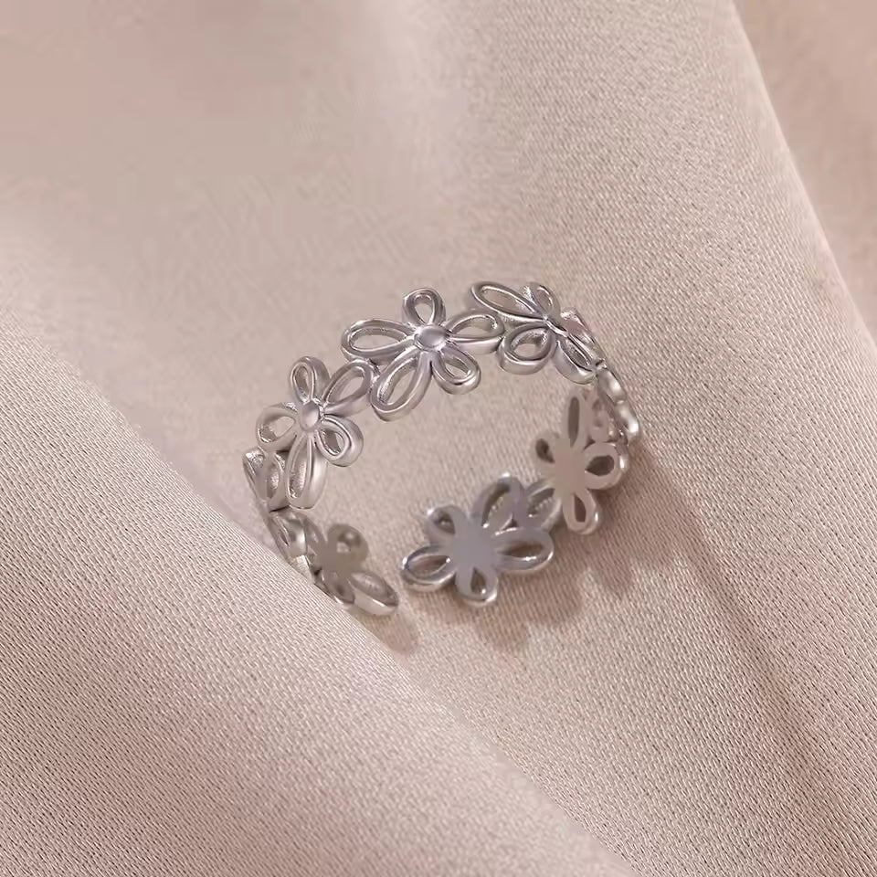 Forget-Me-Not Infinity Ring