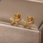 Starfish Stud Earrings