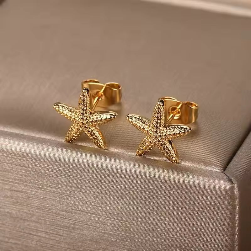 Starfish Stud Earrings