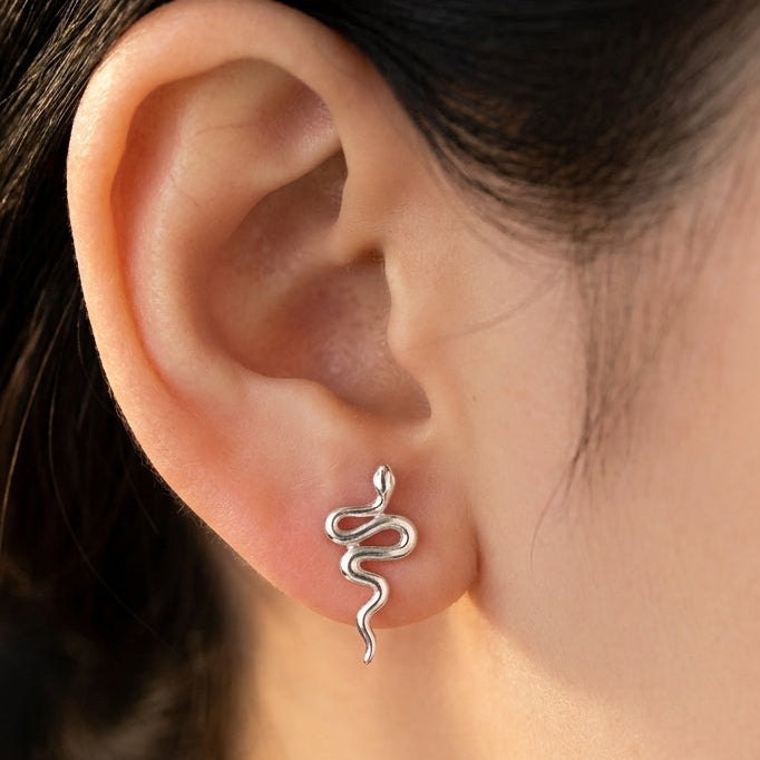 Snake Stud Earrings