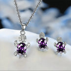 Beautiful Sea Turtle Necklace With Bonus Earrings – Offer