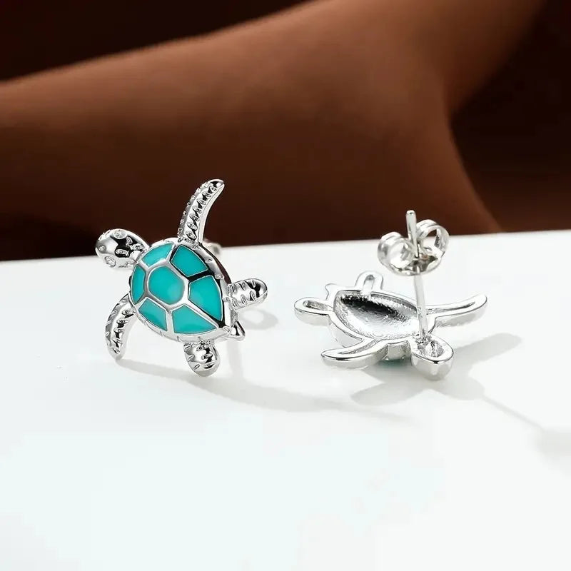 Sea Turtle Stud Earrings