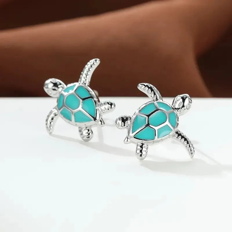 Sea Turtle Stud Earrings