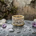Vintage Zirconia Ivy Ring