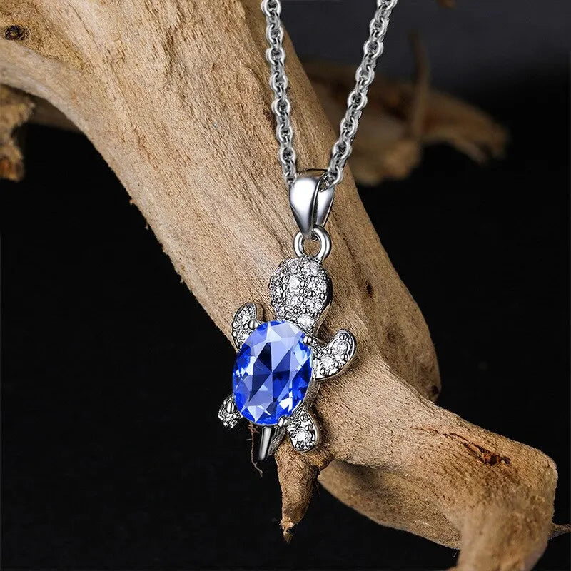Beautiful Sea Turtle Necklace With Bonus Earrings – Offer
