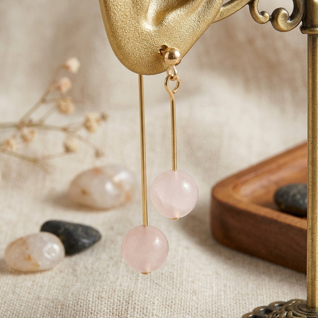Birthstone Crystal Drop Earrings