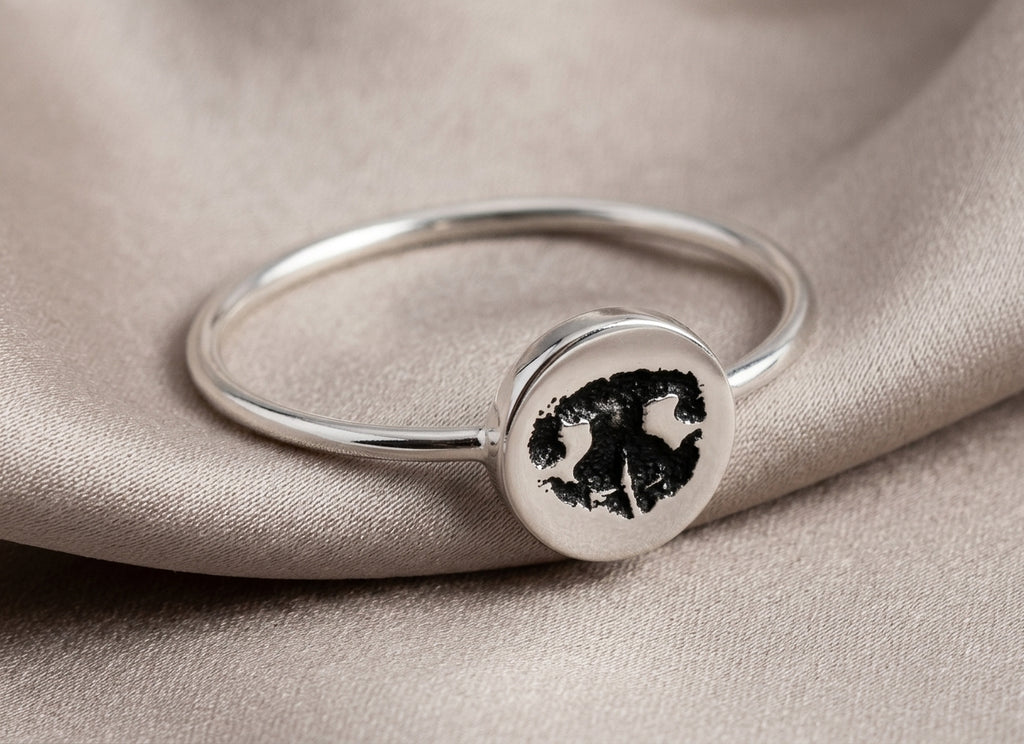 Custom Paw Print Ring