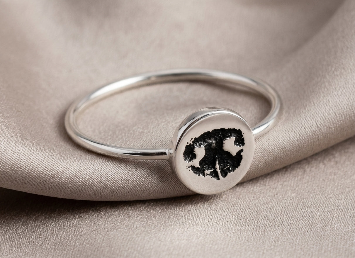 Custom Paw Print Ring