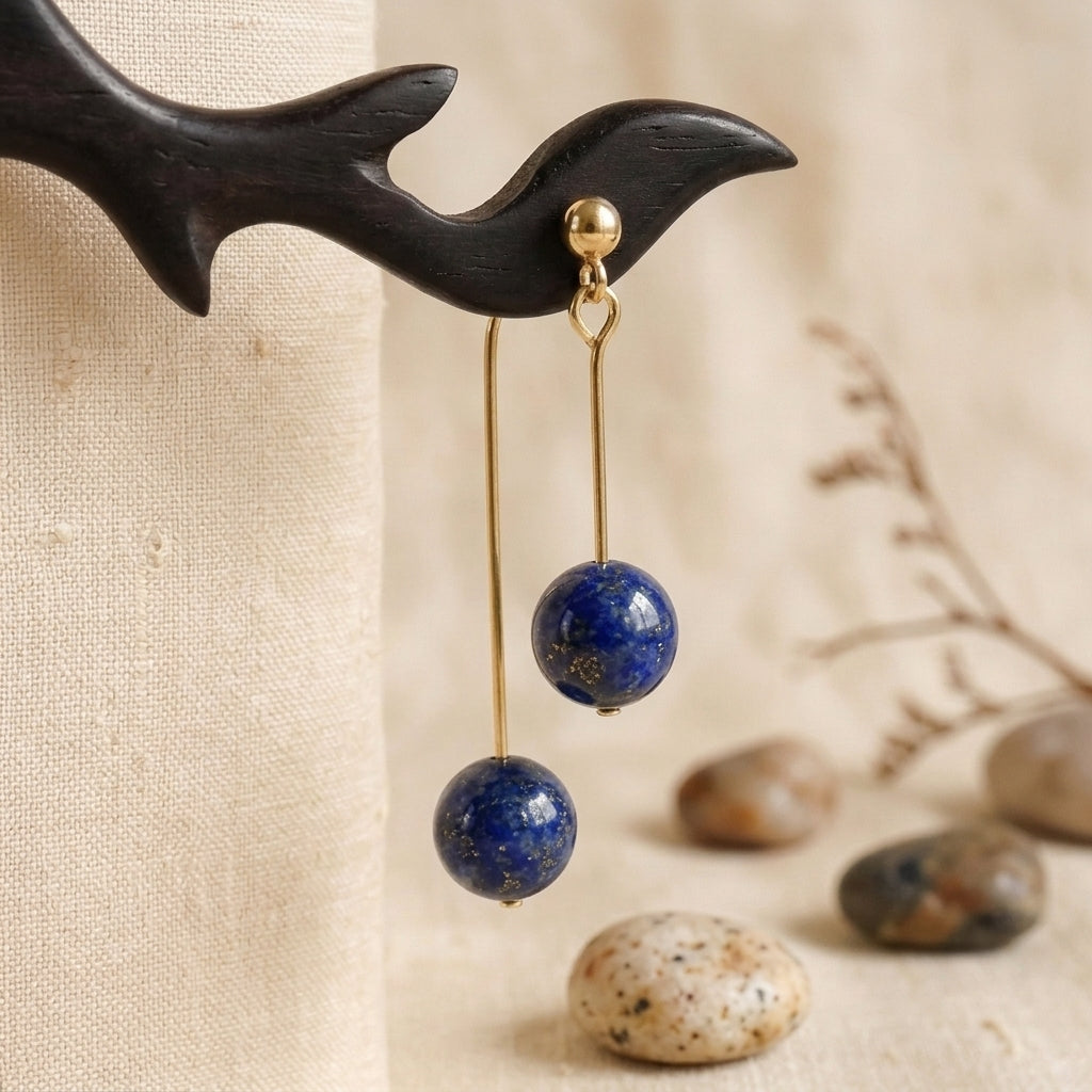 Birthstone Crystal Drop Earrings