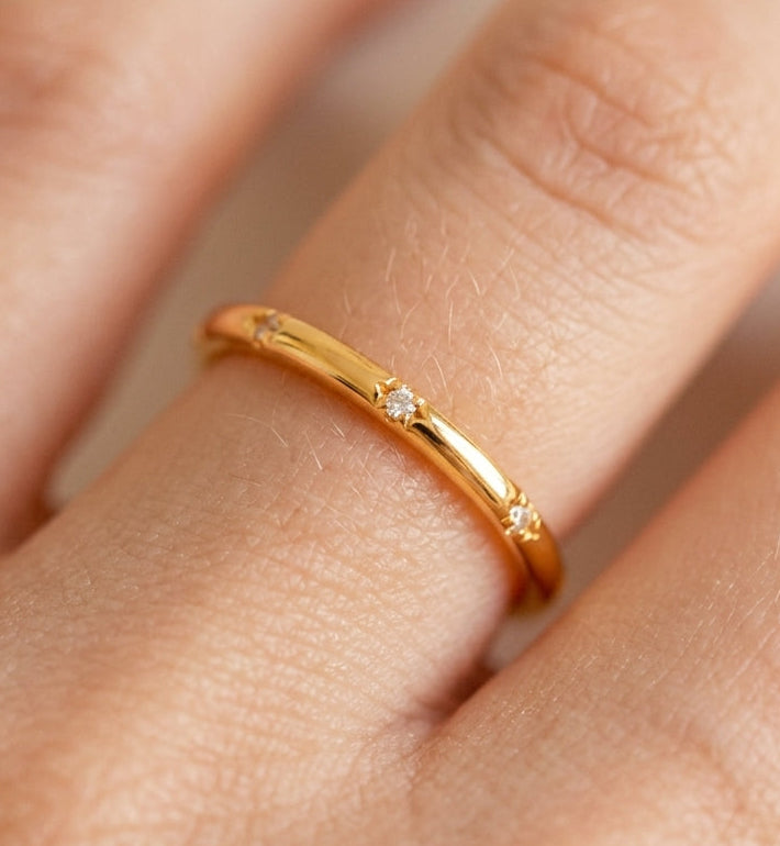 Sprinkle Diamond Eternity Ring