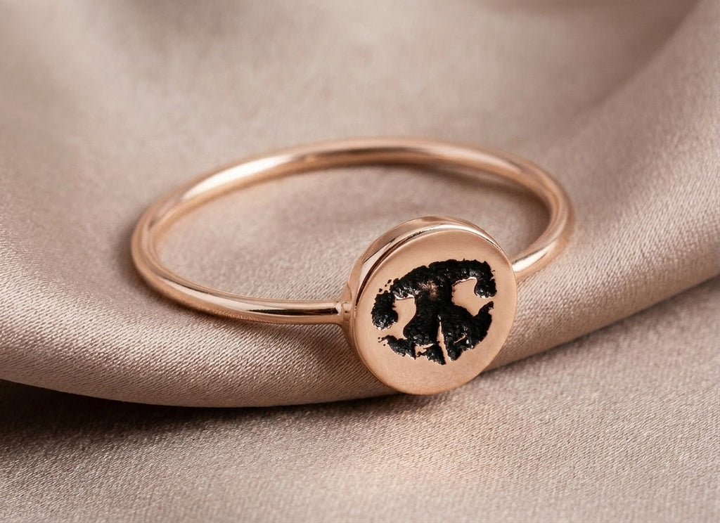 Custom Paw Print Ring