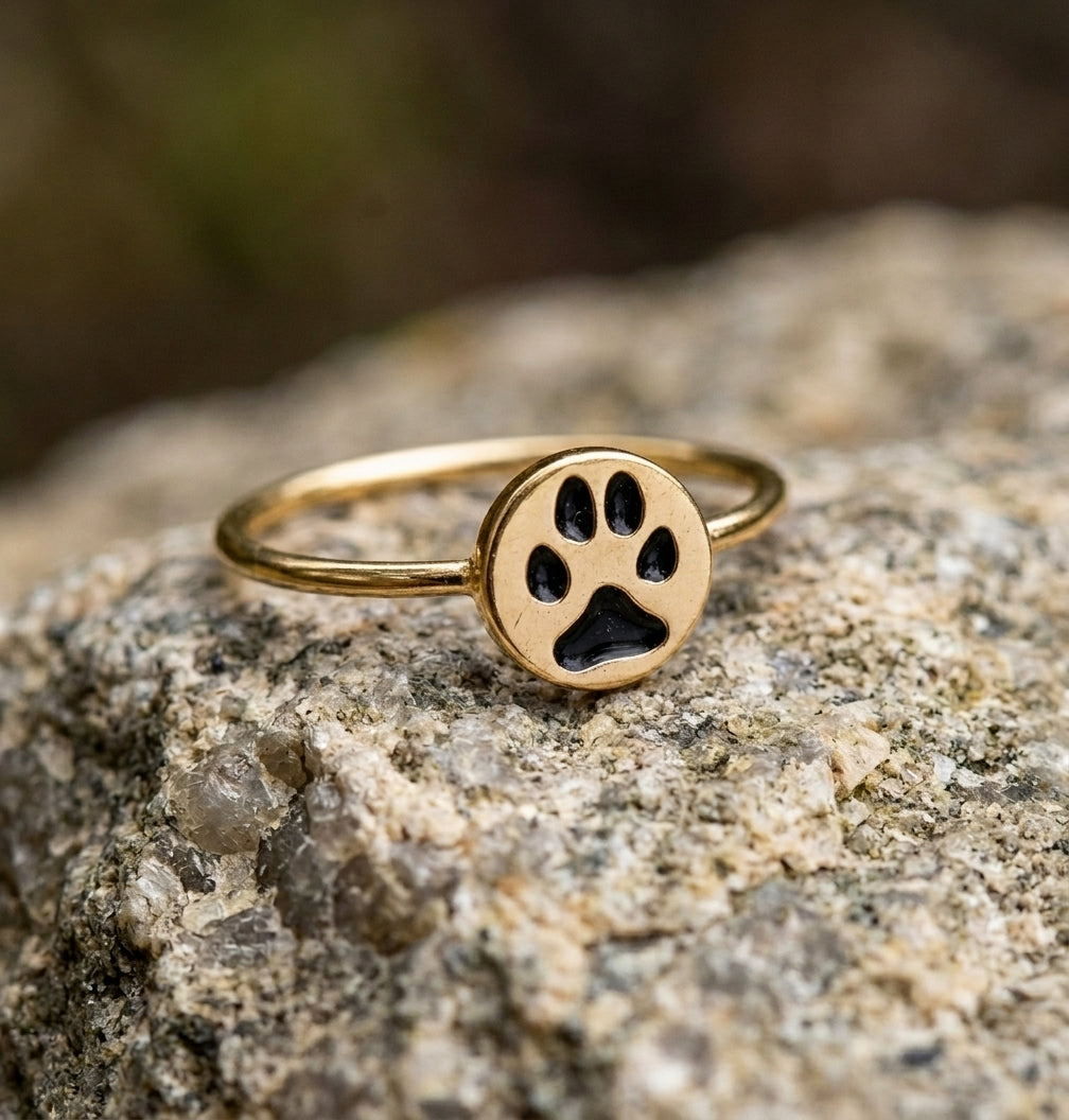 Custom Paw Print Ring
