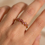 Tiny Birthstone Cluster Ring
