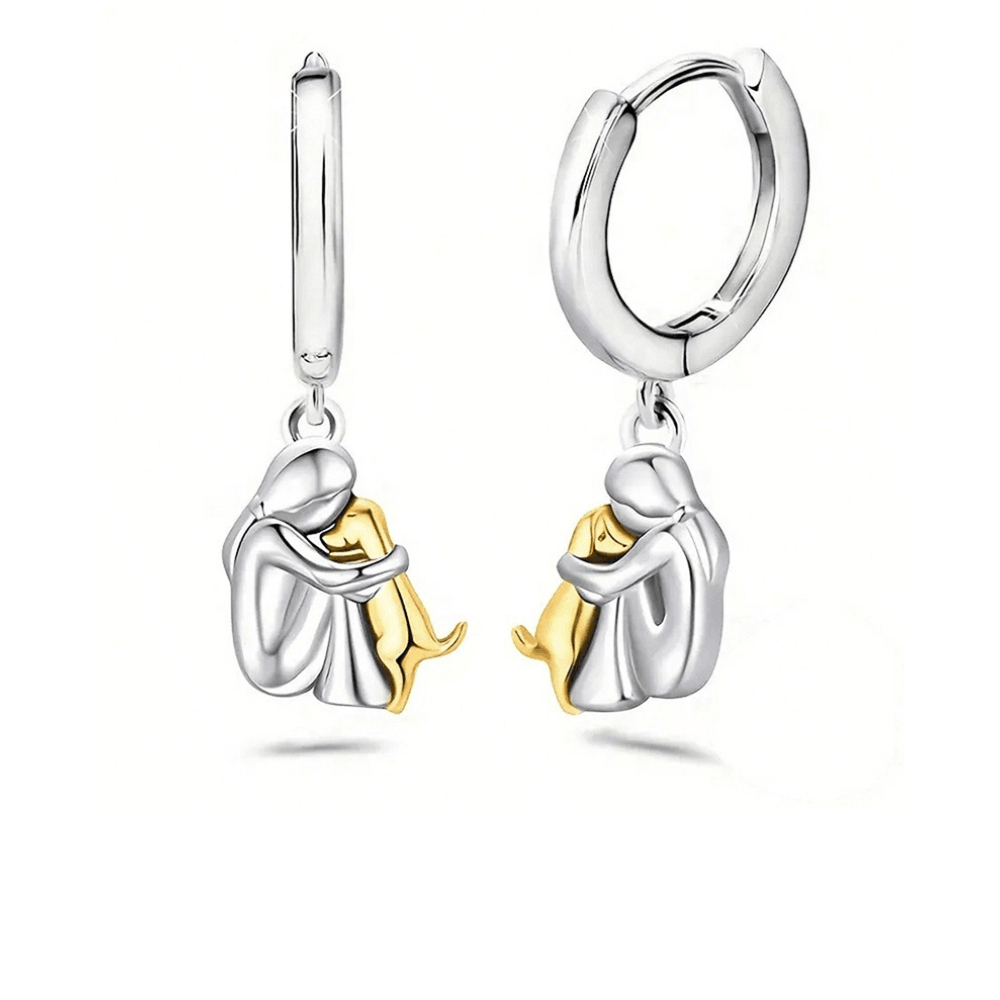 Hug Pendant Necklace With Bonus Earrings – Offer