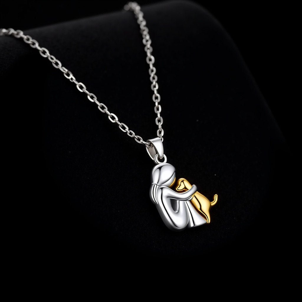 Hug Pendant Necklace With Bonus Earrings – Offer