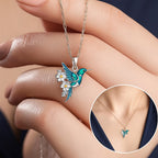 Beautiful Hummingbird Necklace With Bonus Earrings – Offer