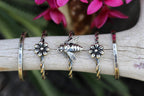 Bee and Flowers Ring Set
