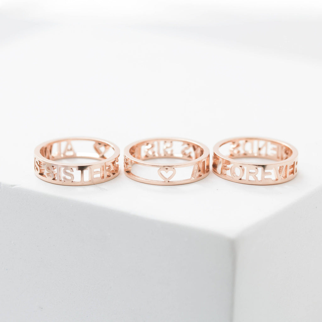 Custom Roman Numerals Ring • Wedding Gift • Anniversary Gift • Date Ring • Personalize Numeral Jewelry • Stackable Engagement Ring • RM03F30