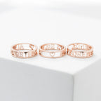 Custom Roman Numerals Ring • Wedding Gift • Anniversary Gift • Date Ring • Personalize Numeral Jewelry • Stackable Engagement Ring • RM03F30