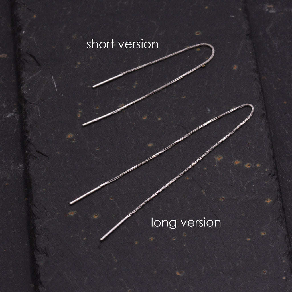 Sterling Silver Minimalist Long Ear Threader