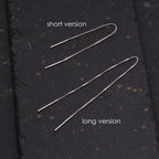 Sterling Silver Minimalist Long Ear Threader