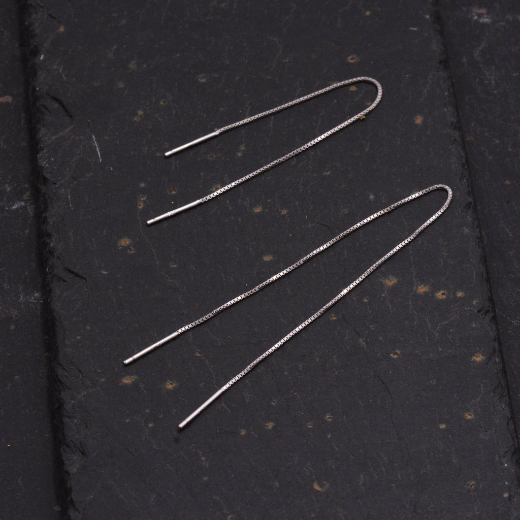 Sterling Silver Minimalist Long Ear Threader