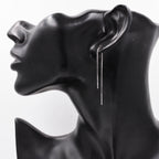 Sterling Silver Minimalist Long Ear Threader