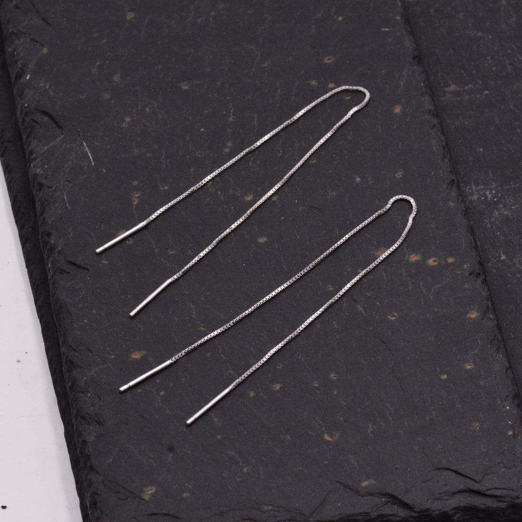 Sterling Silver Minimalist Long Ear Threader