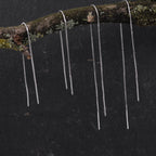 Sterling Silver Minimalist Long Ear Threader