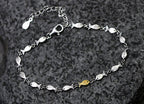 Swimming Fish Silver Bracelet