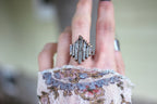 Raw Crystal Ring Alternative Engagement Ring Crystal Point Ring Raw Crystals and Stones Raw Crystal Jewelry